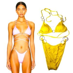 Yellow Women's Bikini Set